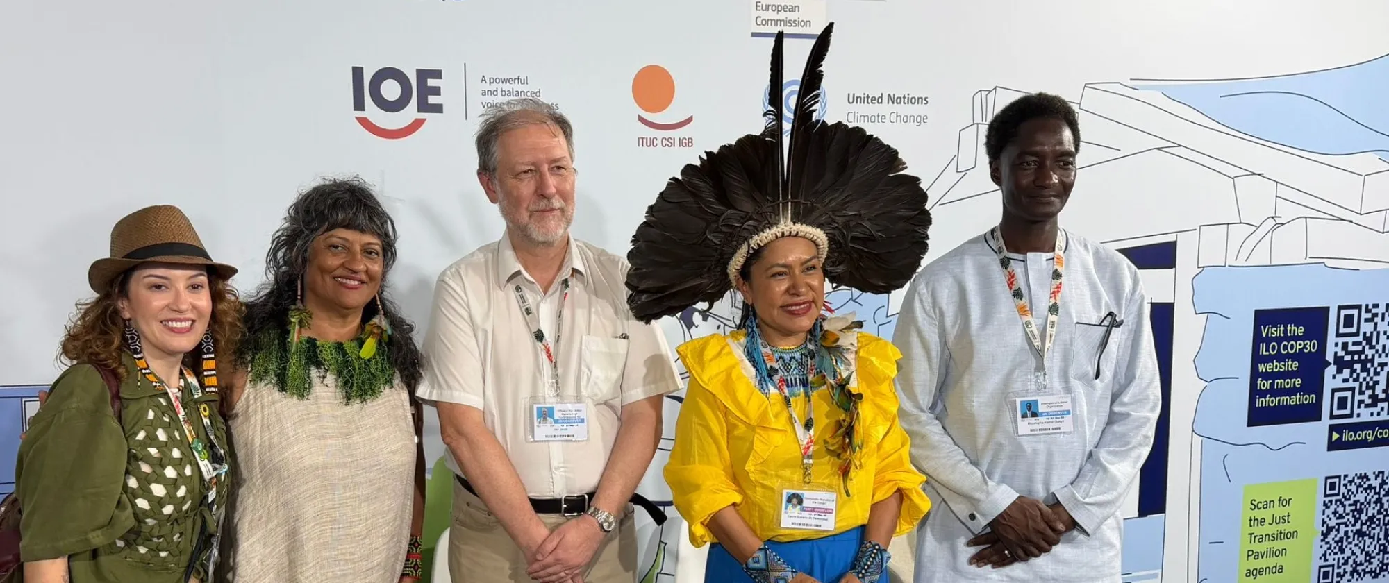 Participants at ILO JT Pavilion @COP30