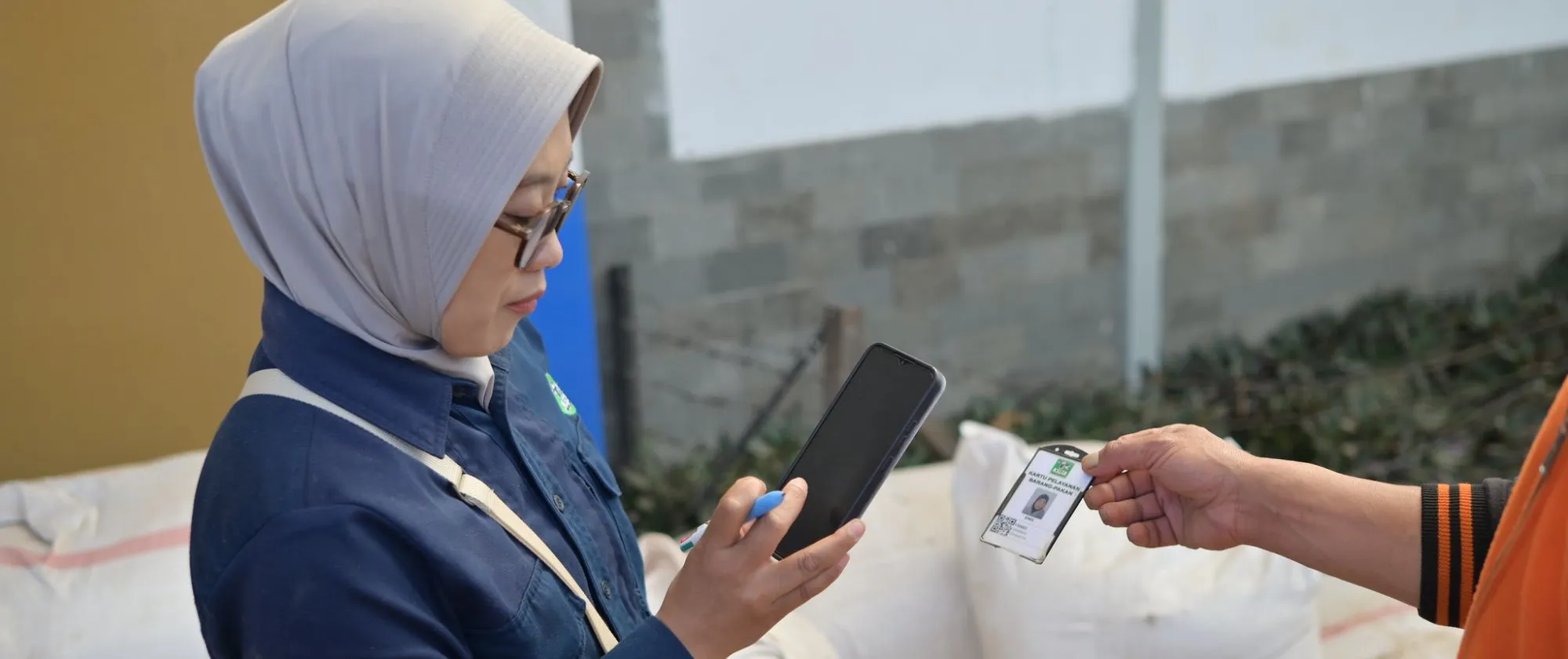 Young female worker 