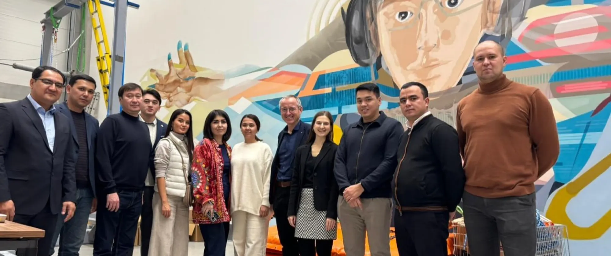 Group of people posing for a photo