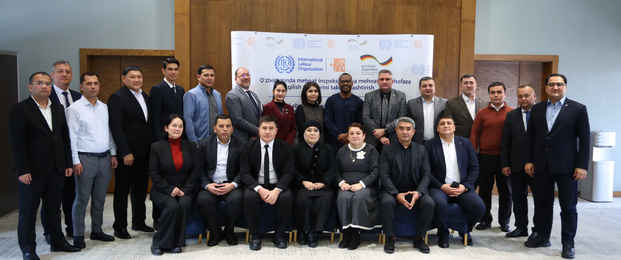 Group of people posing for a photo