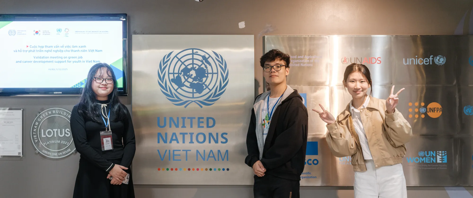 Representatives of the ILO–Korea Youth Network