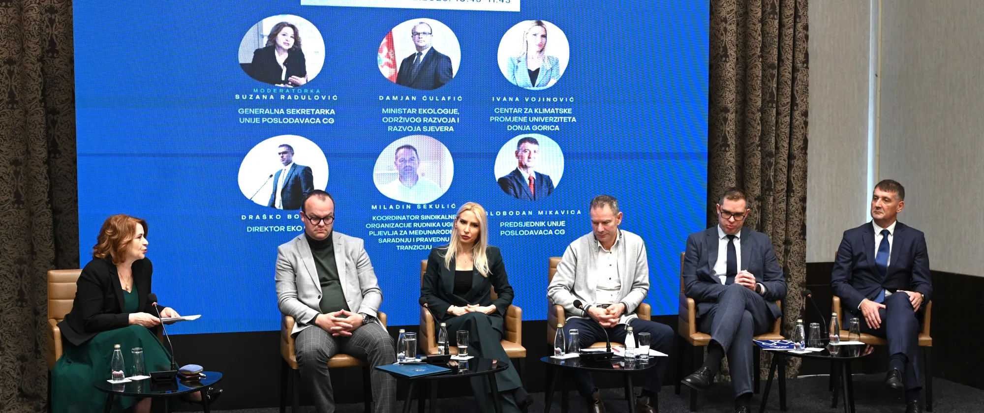 Participants in the national dialogue on Montenegro’s green transition