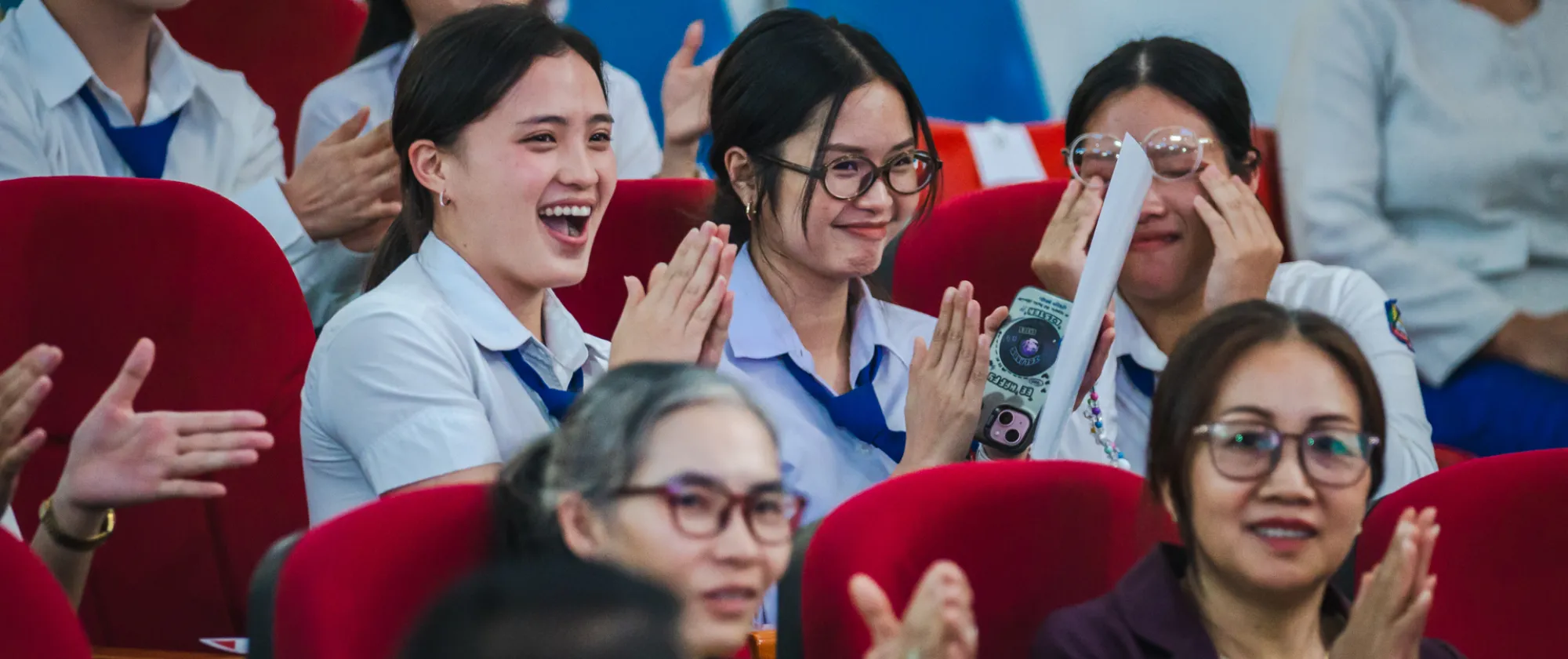 Lao students showcase their innovative ideas to strengthen social protection across the Lao People’s Democratic Republic at the 2nd National Symposium on Social Protection.