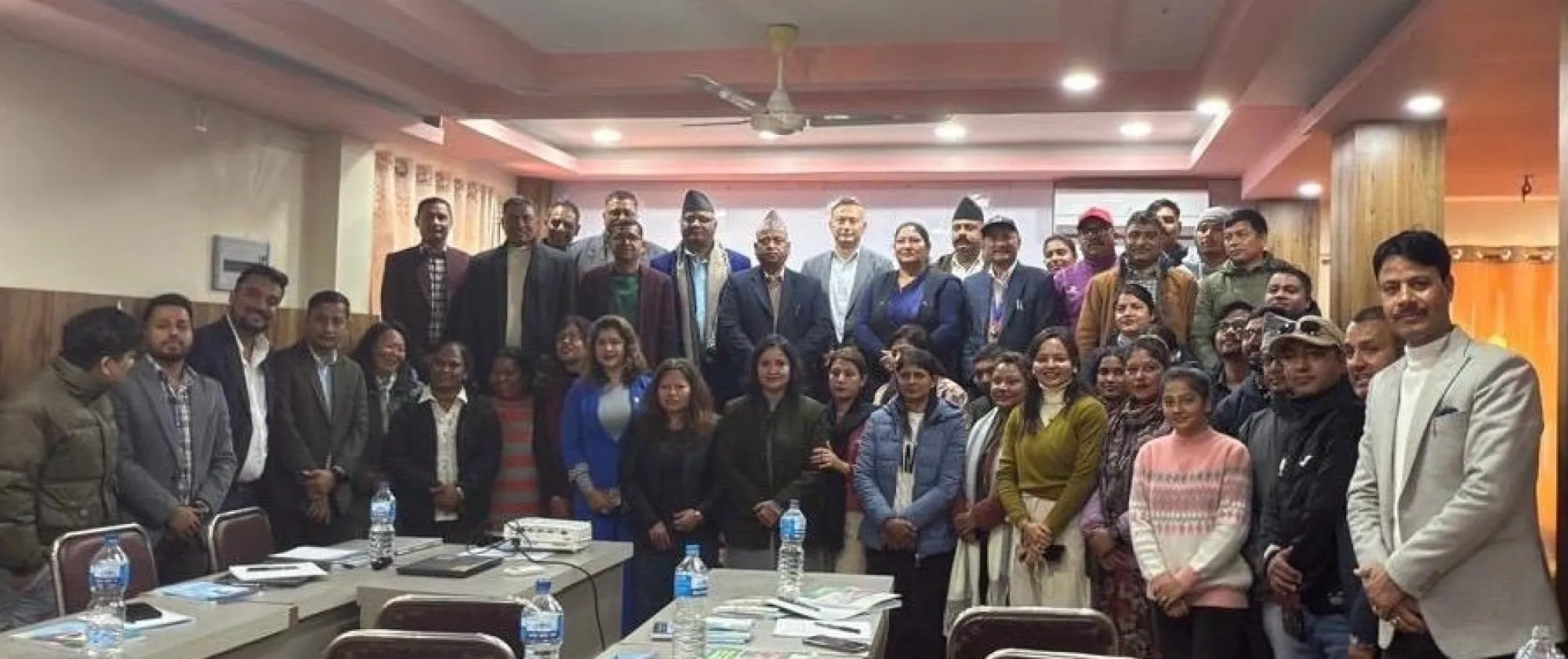 Training participants in Chitwan.