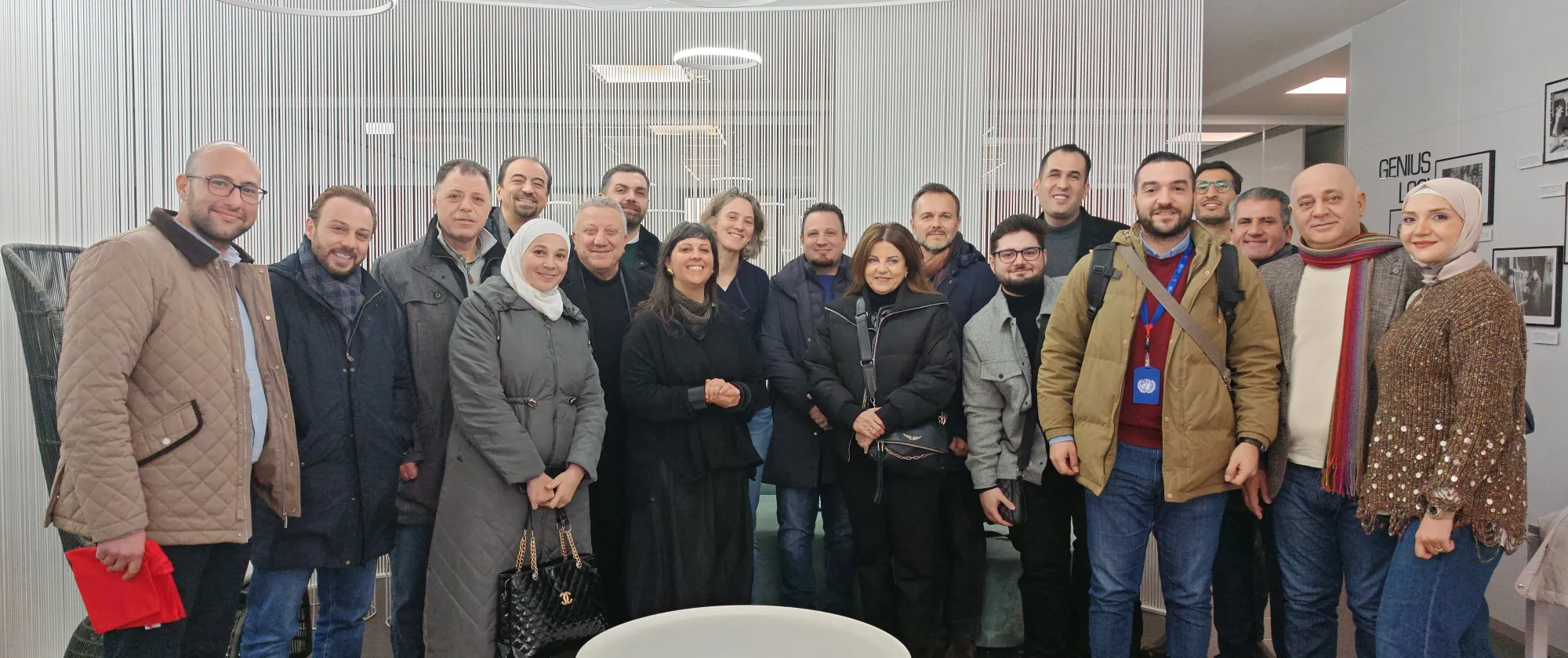 Syrian employers and representative from the Chambers of Industriy during a capacity-building programme in Italy