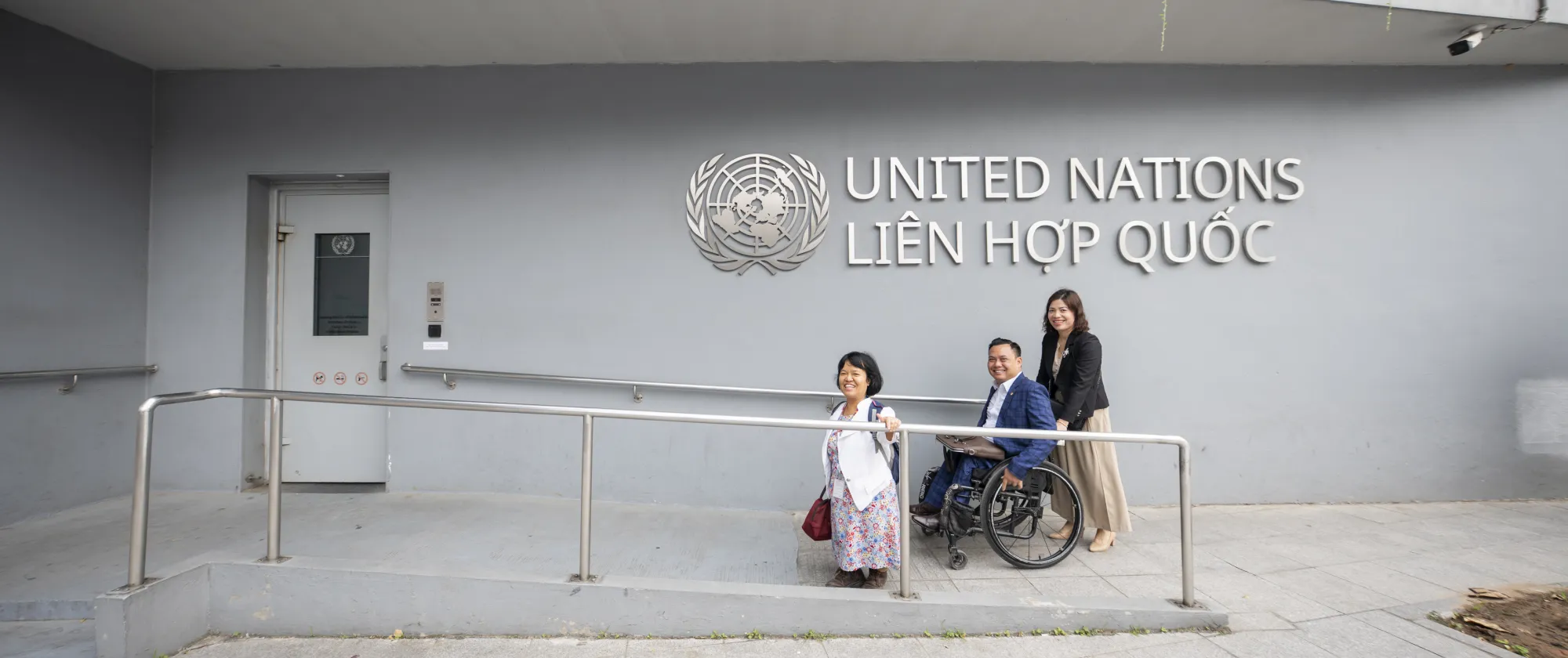 PwD coming to the UN House in Viet Nam