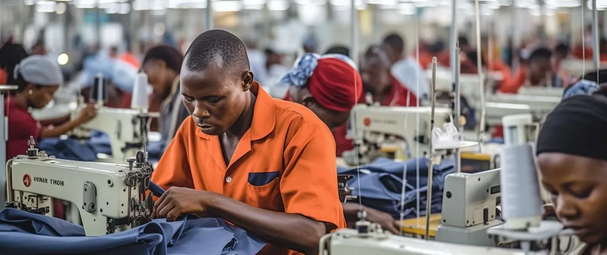 Work in garment