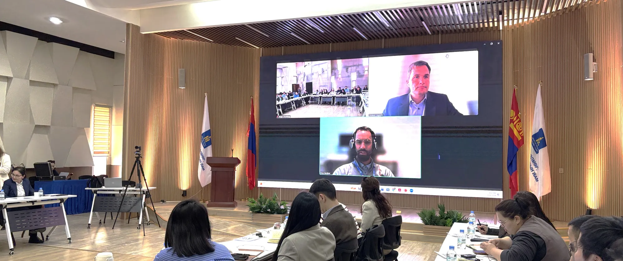 ILO specialist presenting on the Digital employment diagnostic