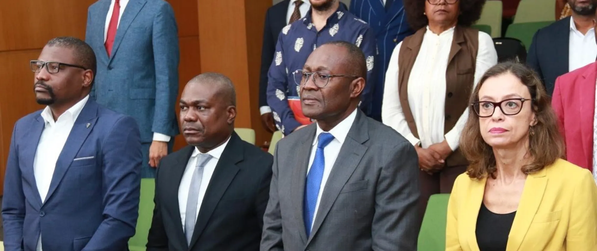 Participantes do evento de lançamento do 2º boletim de estatísticas de Angola