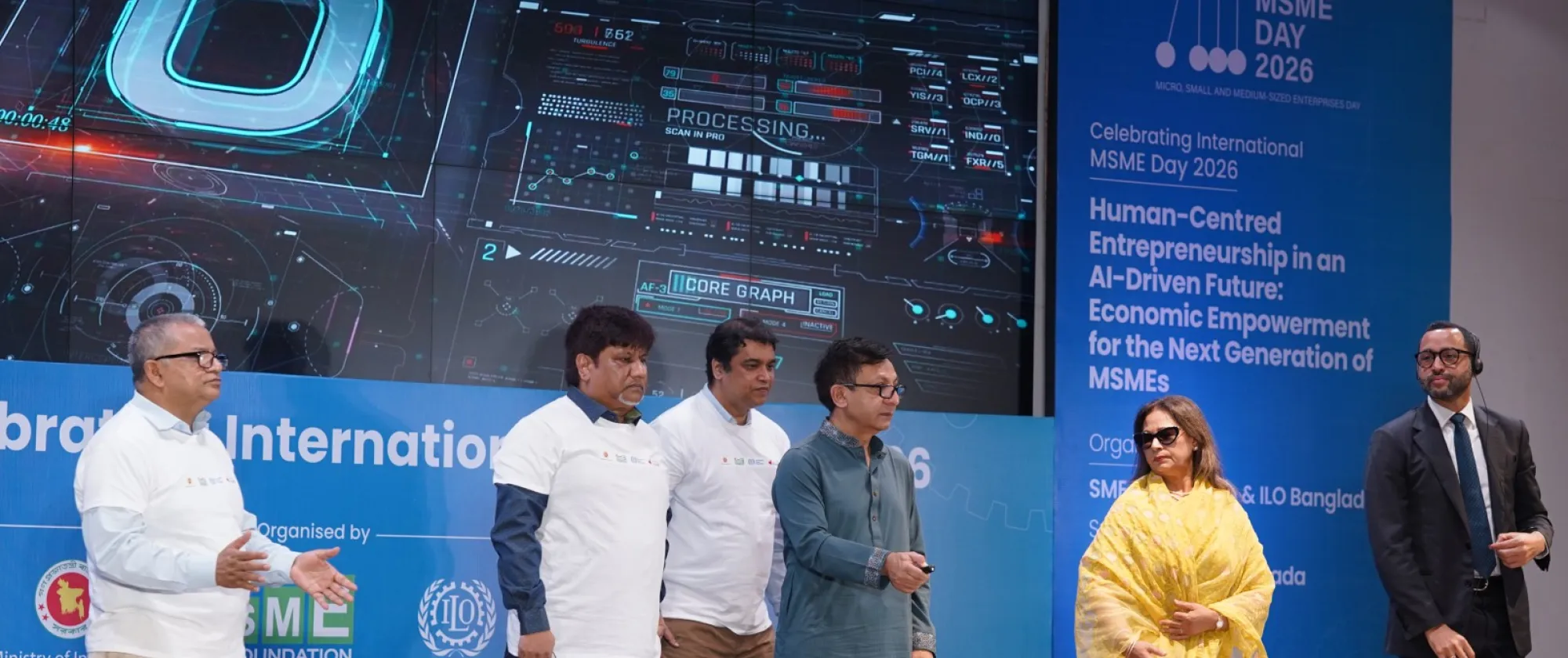 Khandakar Abdul Muktadir, Minister of Industries, launched the portal at the MSME Day celebration event