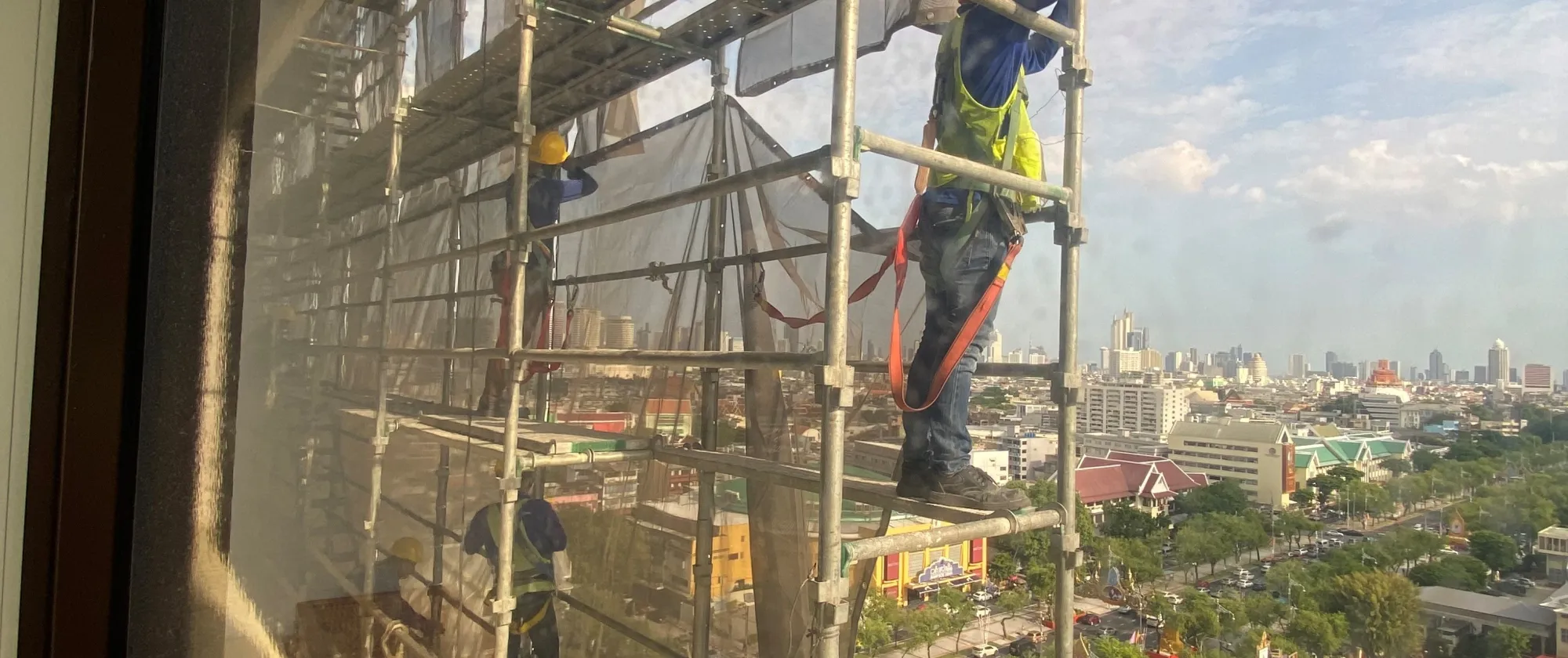 Thai construction workers