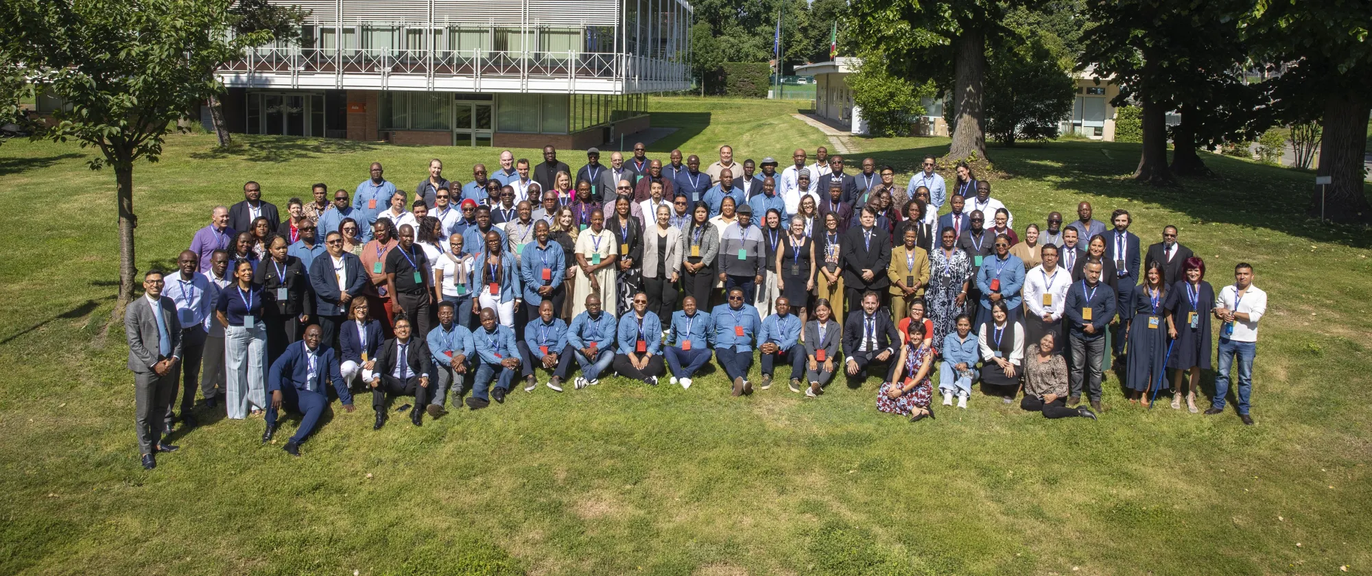 Group photo of the participants in the Negotiation Skills for Effective Collective Bargaining course in Turin.