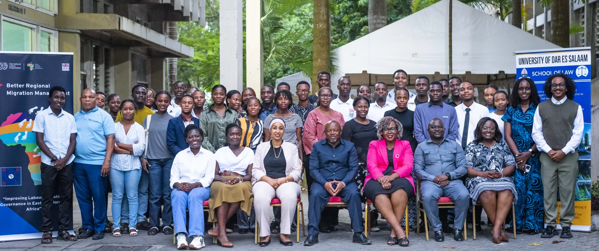 Group Picture of participant in the University of Dar-es-Salaam