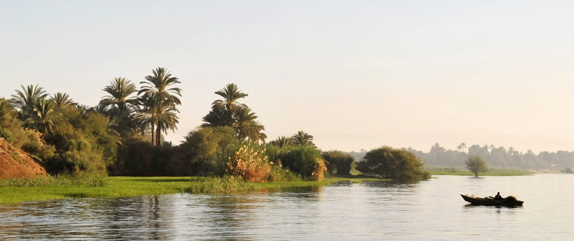 Fishing boat on the river Nile.