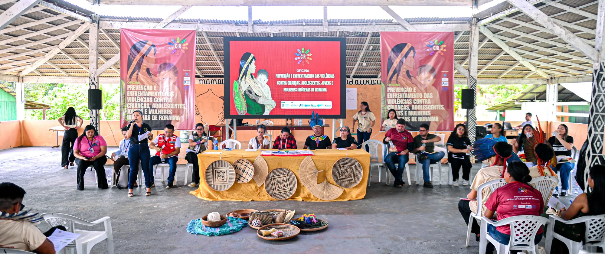 Grupo de lideranças indígenas de 10 regiões  participa de oficina sobre situações de risco e as práticas de proteção nos territórios indígenas
