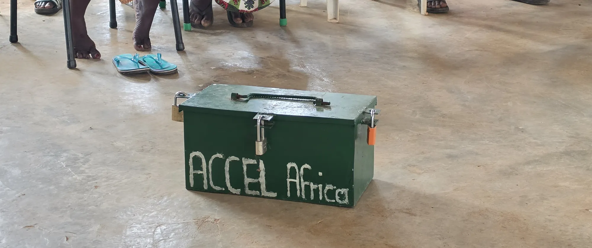 VSLA group savings box