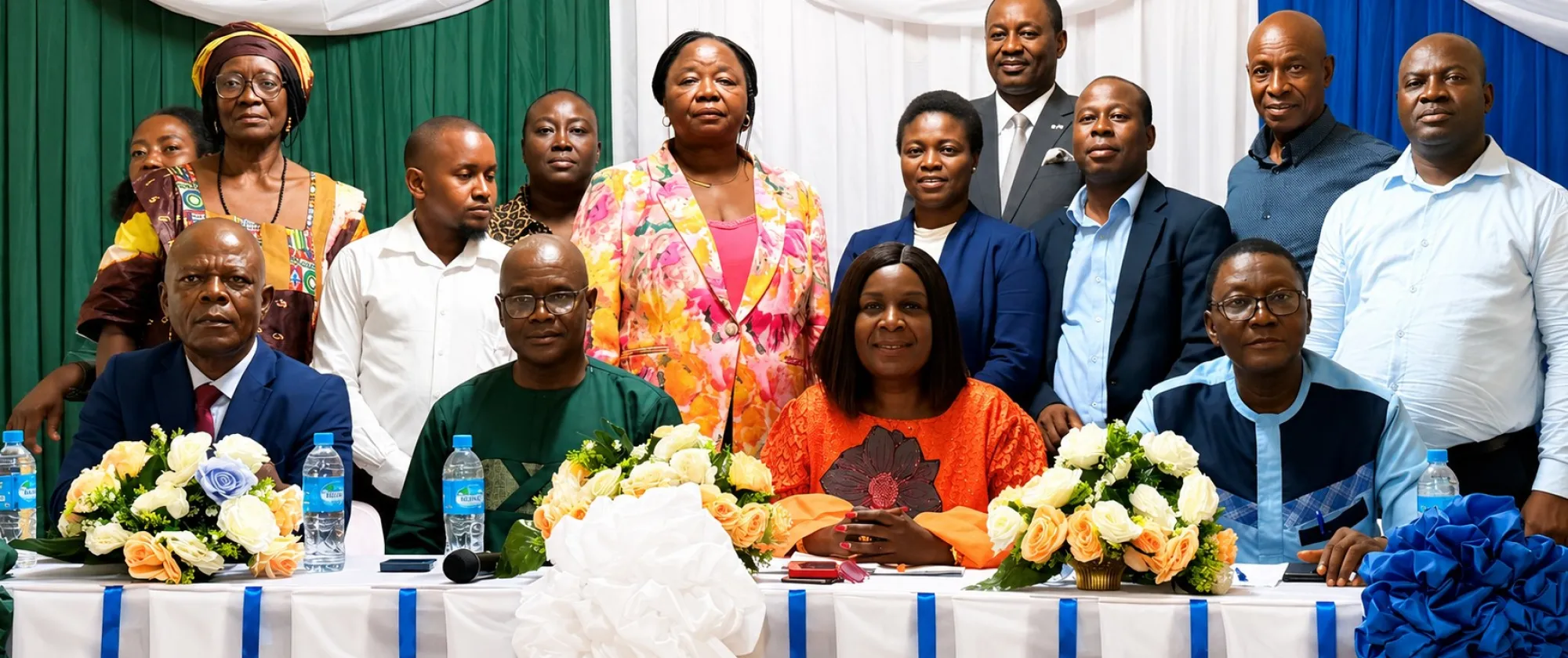 Participants at the meeting on strengthening the implementation of ILO Convention No. 189 on domestic workers in Freetown, Sierra Leone.