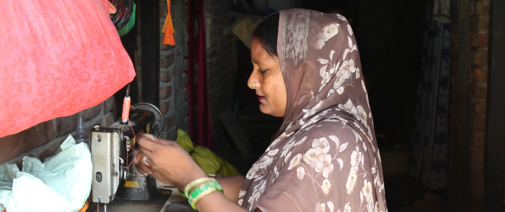 Through tailoring, Jayamala is earning an income of her own and building a more secure future for her family.