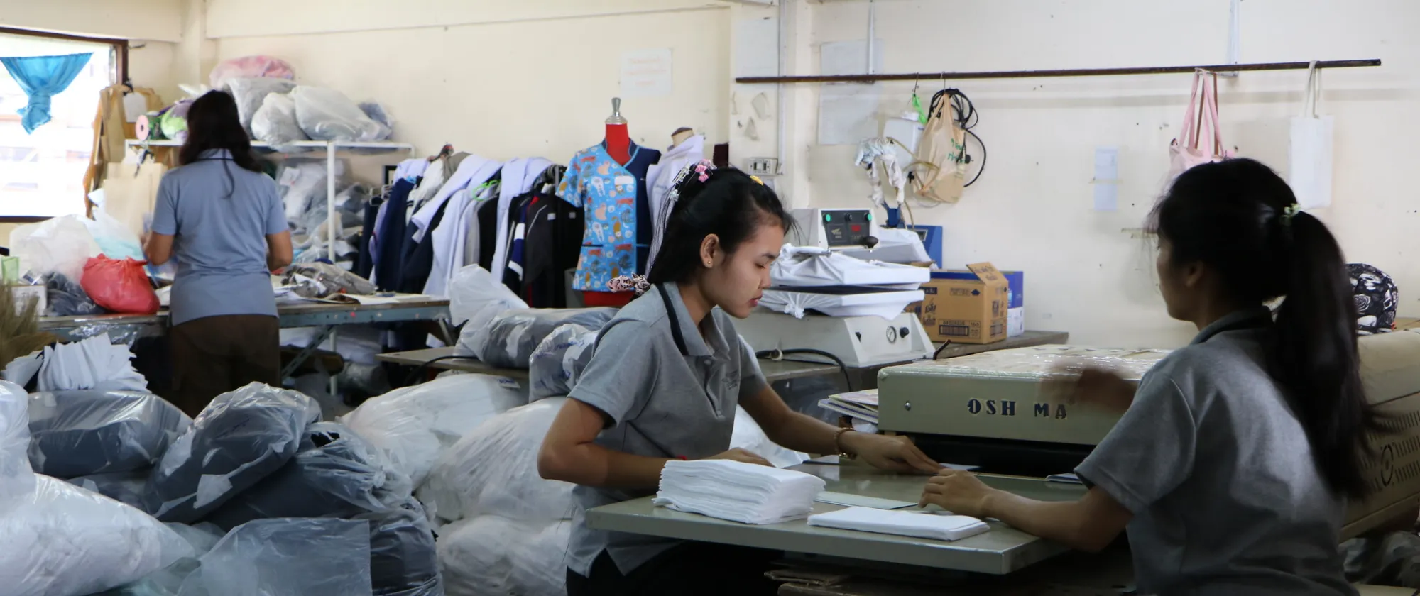 Women workers in a garment factory