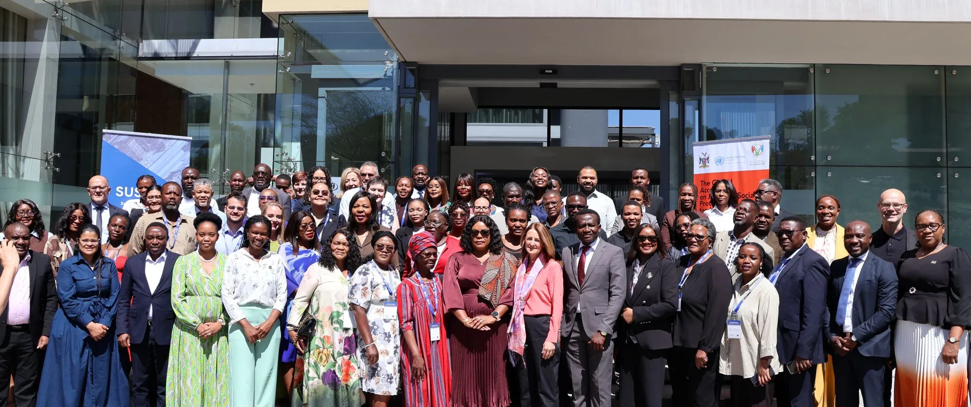 Government, employers' and workers' organisations and development partners at the Roundtable on Trade, Investment and Decent Work in Windhoek, Namibia, on 15 October 2026. 