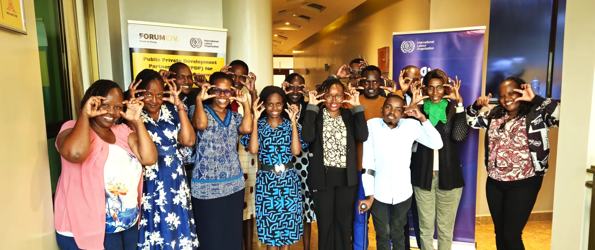 Gender and inclusion focal persons from organizations working with the ILO’s PPDP Phase II project. 
