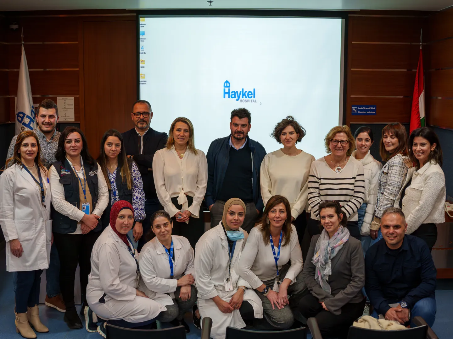 a group picture of a hospital staff