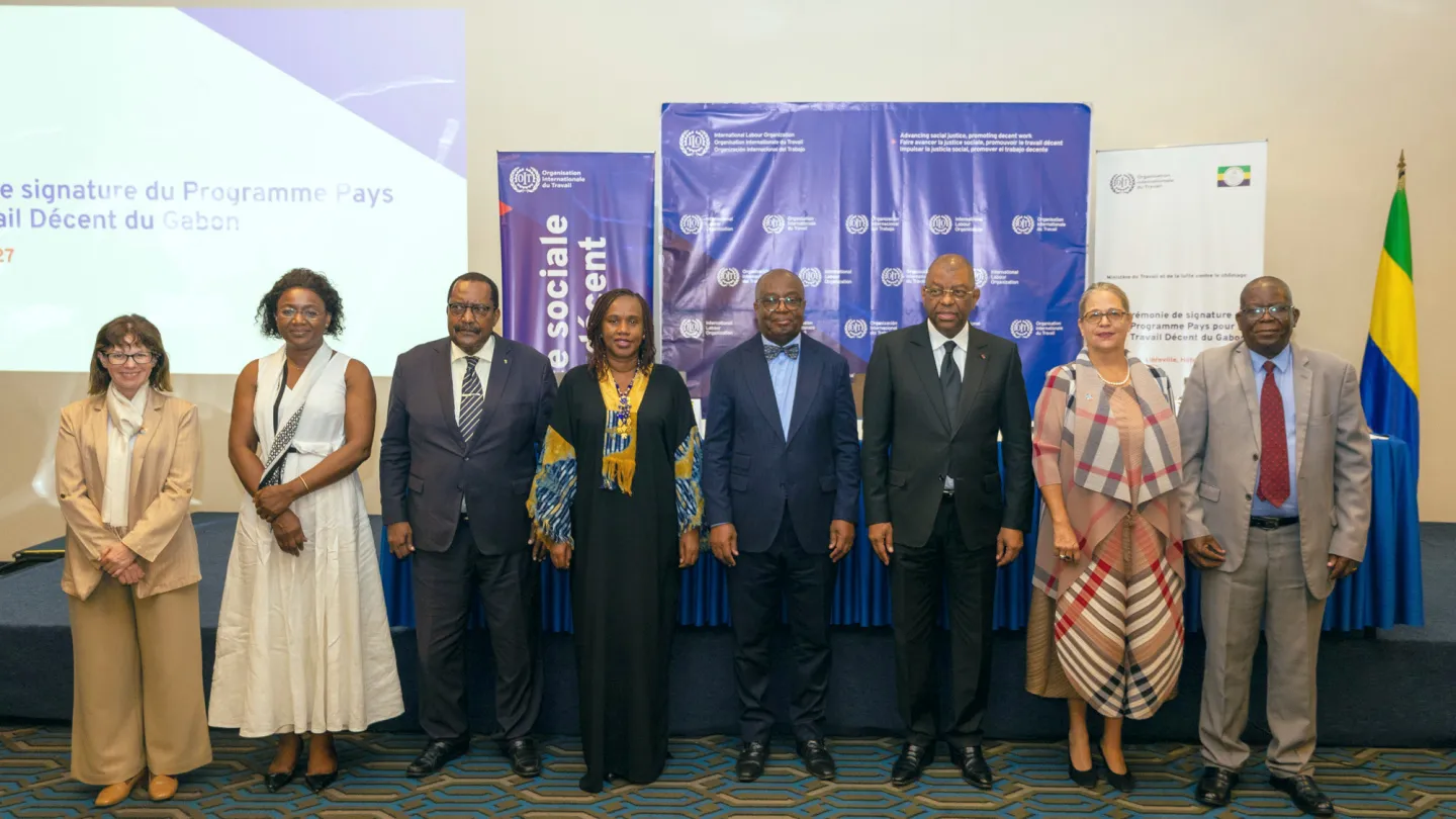 Gabon Signs first ever Decent Work Country Programme