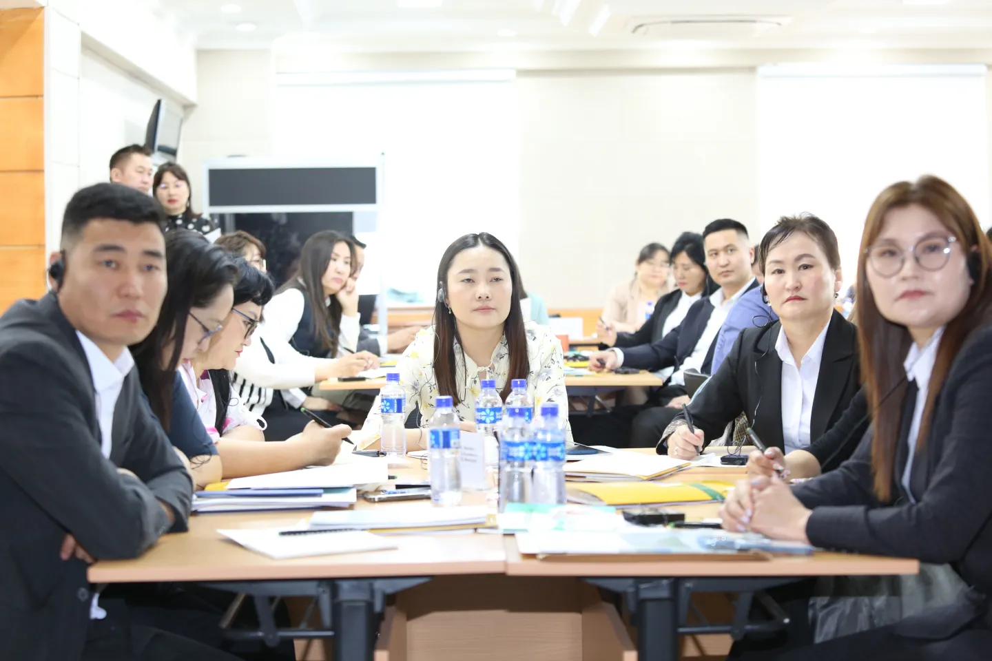 Social administrators during the workshop
