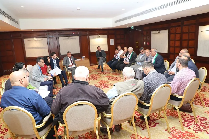ILO delegation meeting with the Cooperative Works Agency, the General Cooperative Union, and sectoral cooperative union of the Occupied Palestinian Territory