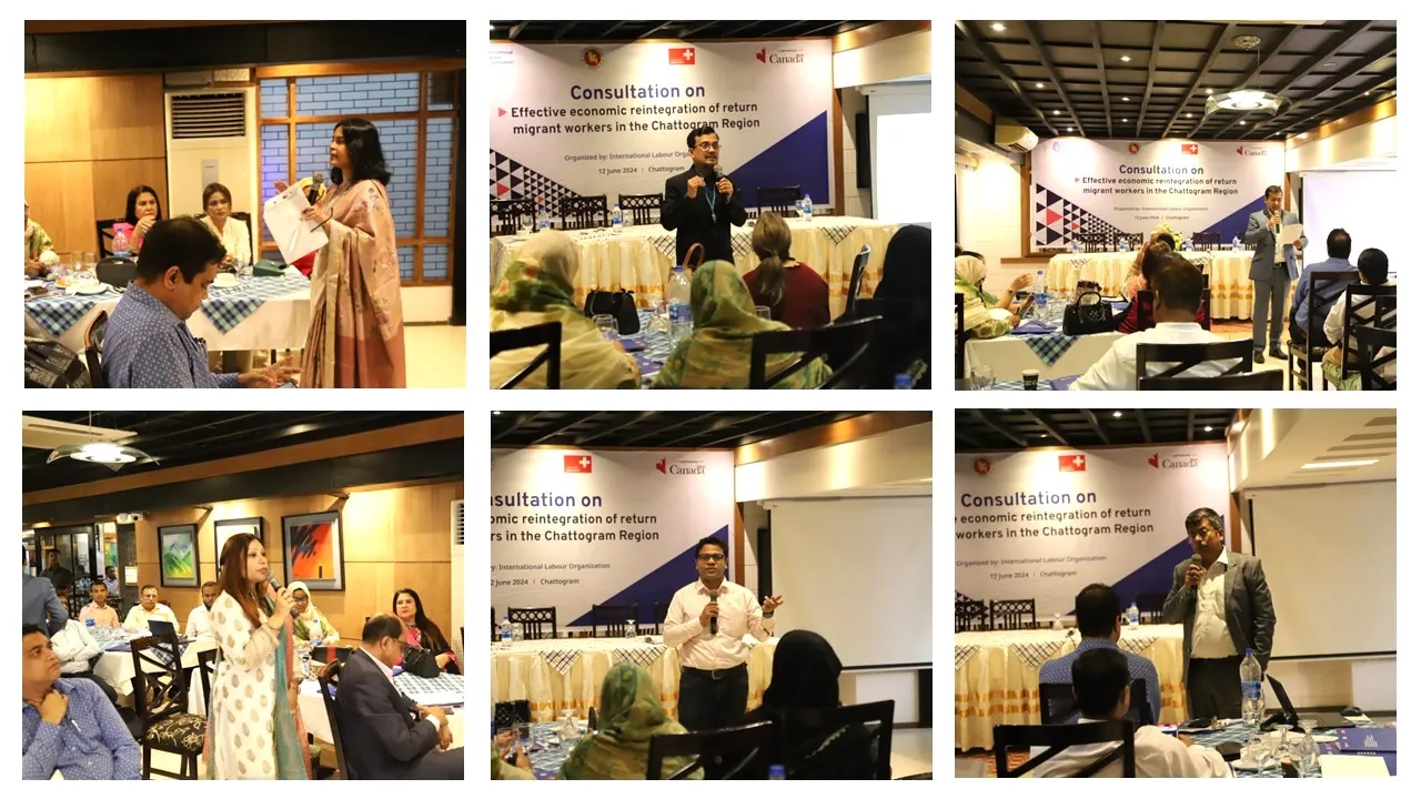 Discussion about the reintegration of return migrant workers