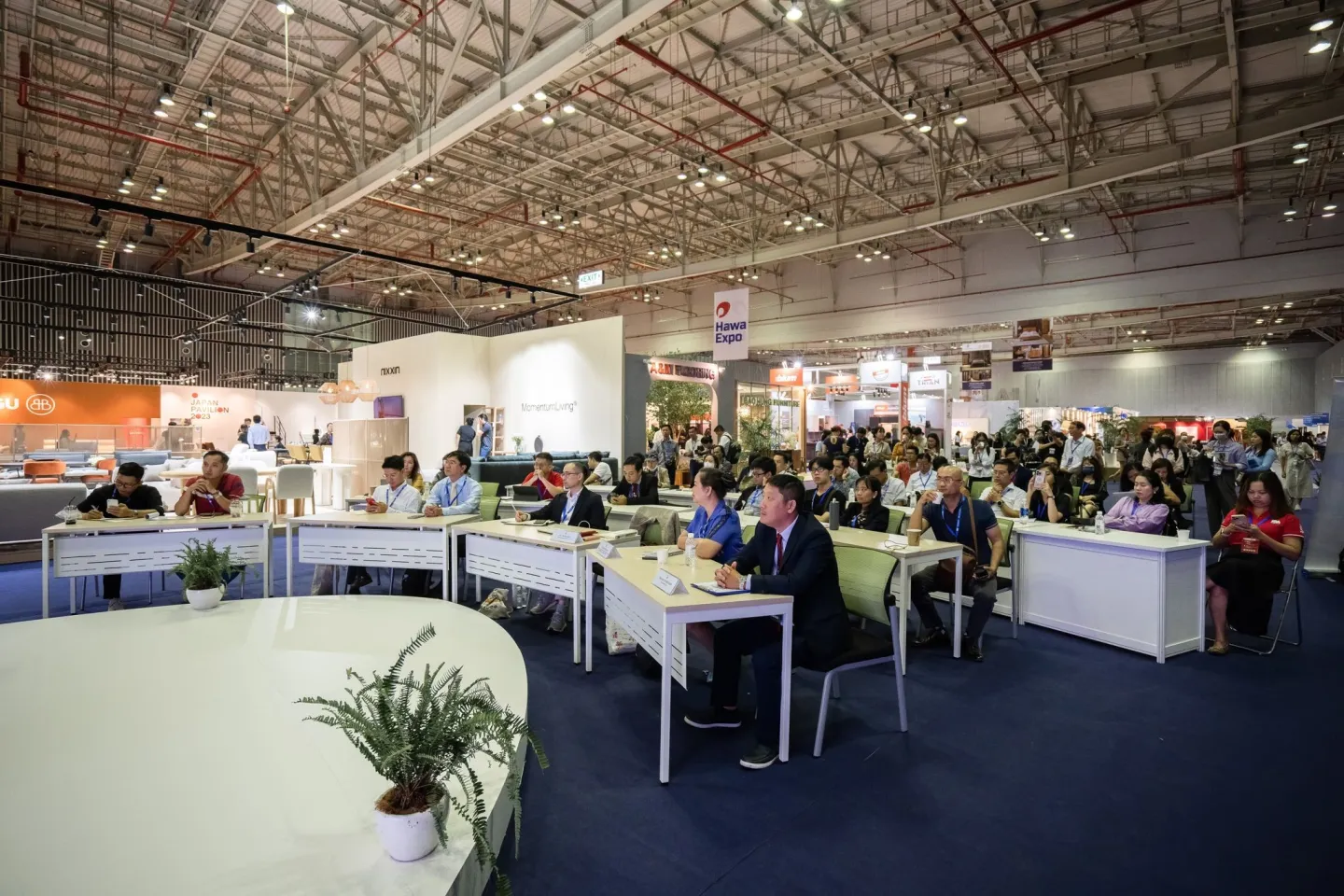 Seminar on GHG emission reduction in HAWA Expo 2023