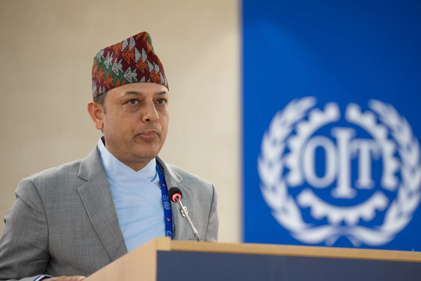 Hon'ble Minister of Labour, Employment and Social Security, Mr Dol Prasad Aryal