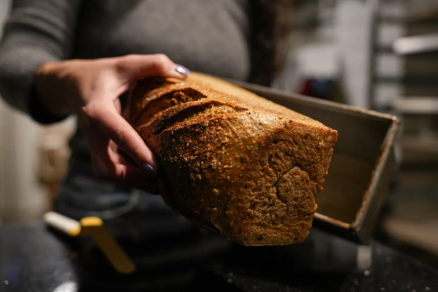 A sourdough loaf bread