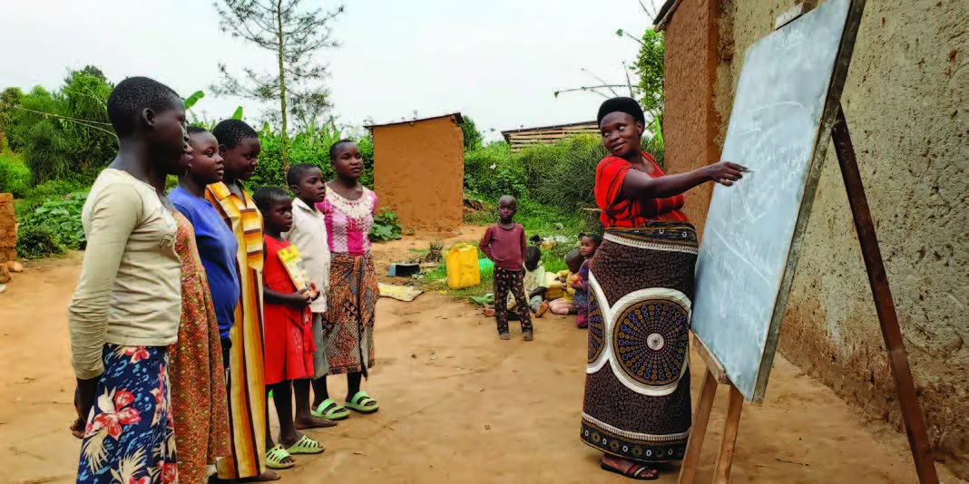 women teaching