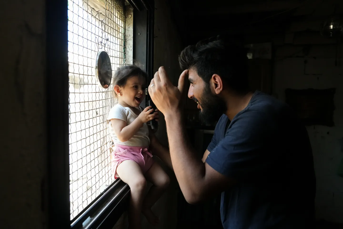 man and his daughter