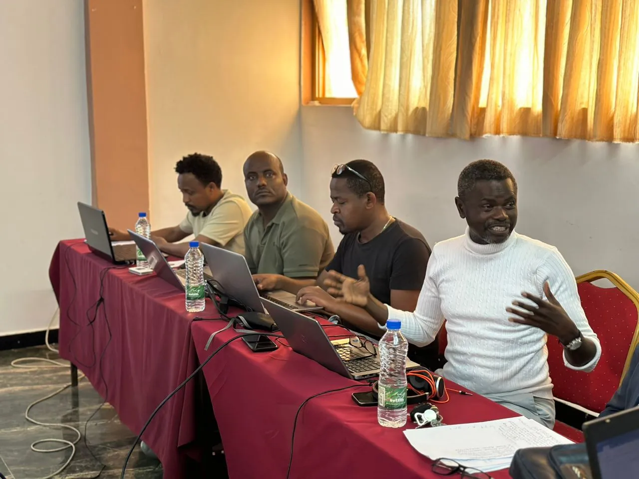 Participants of the workshop to improve training standards for migrant workers 
