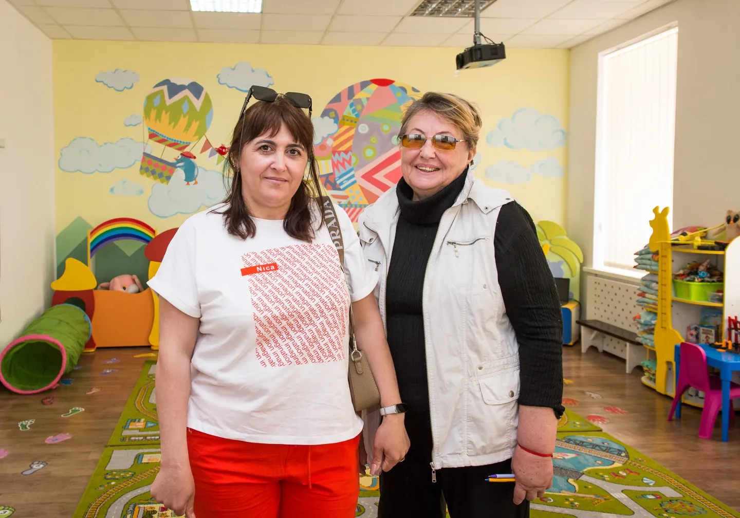 Tamara Prytoliuk is an IDP from the Russian-occupied Kherson region. Now that her children will attend the childcare facility in Bohuslav, Tamara can finally look for a job.