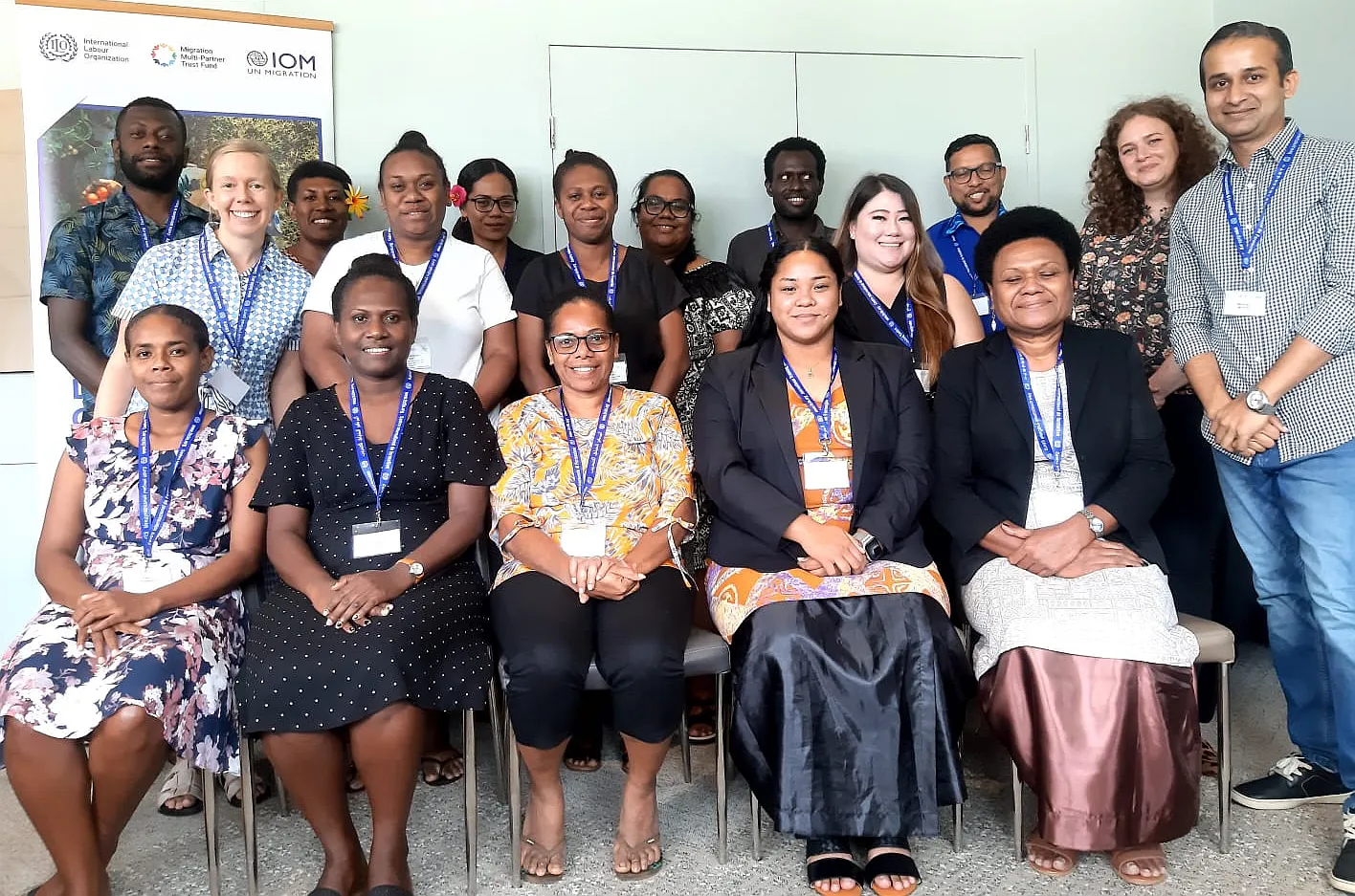 Participants of the Multi-Country Training on Promoting Fair and Ethical Recruitment, Port Vila, Vanuatu