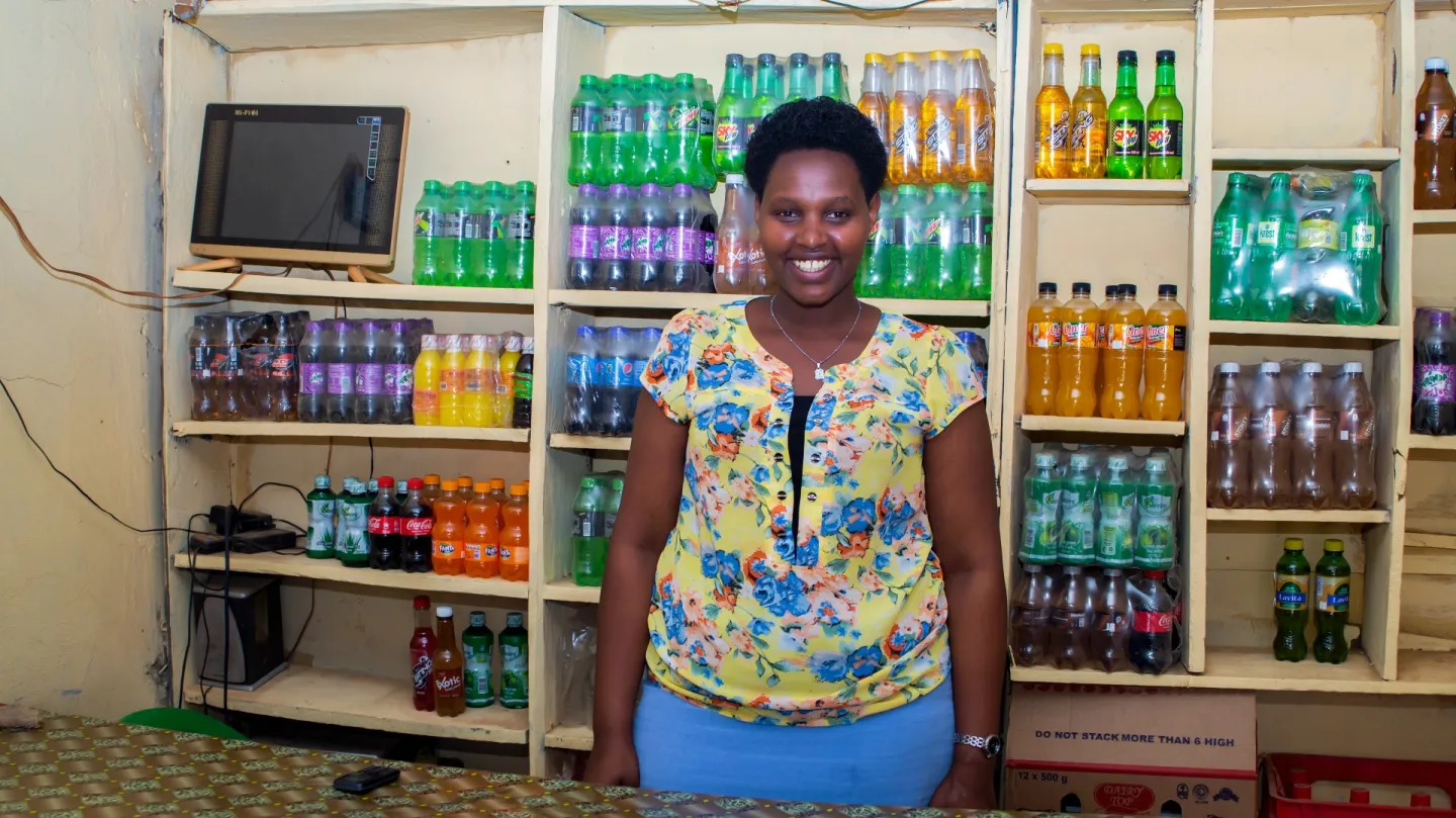 women in a shop