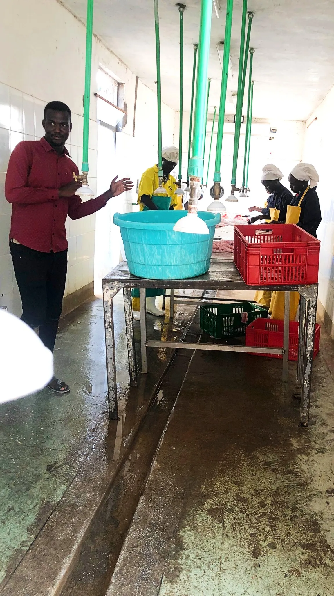 man at a soap workshop