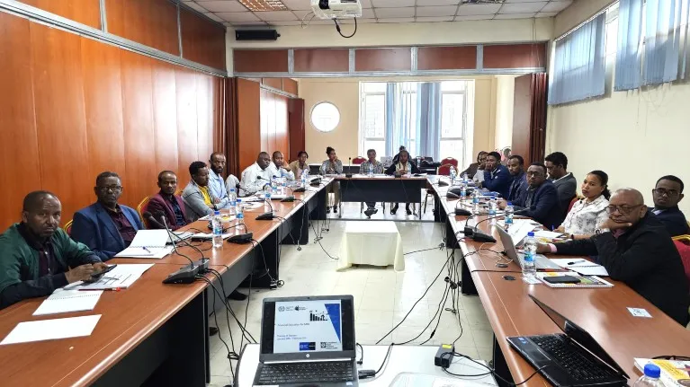 people in a meeting ethiopia
