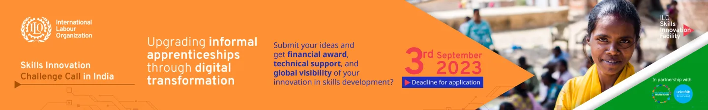 Banner of the Skills Challenge Call for India