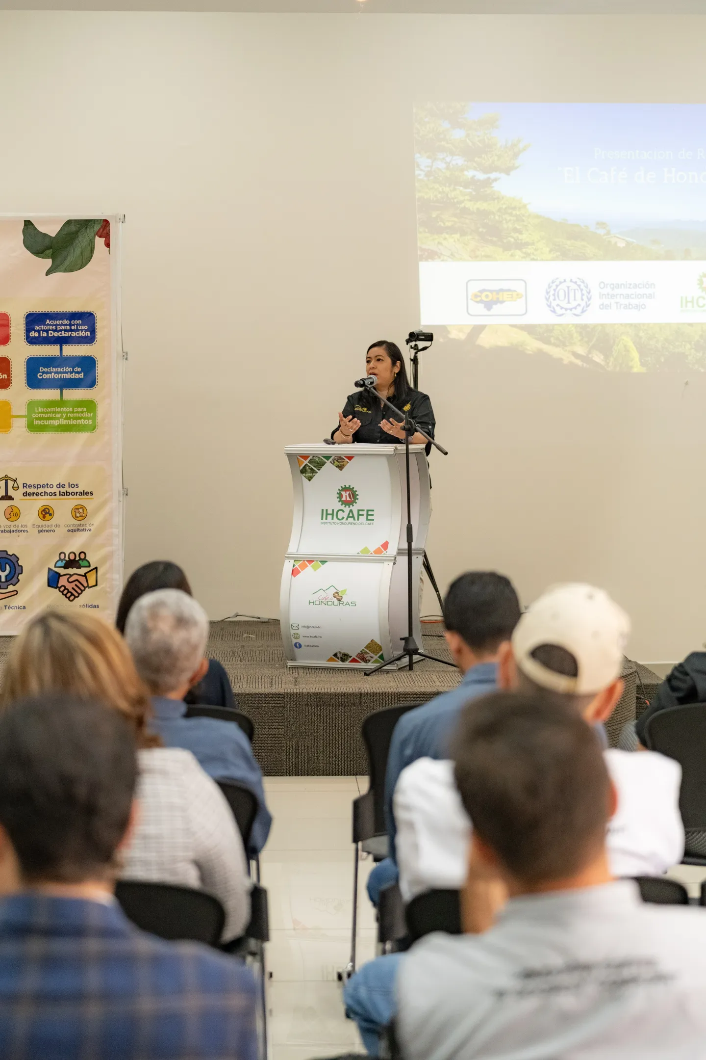 Alejandra Escobar, Coordinadora Nacional del Proyecto “El Café de Honduras Sí, Cumple”