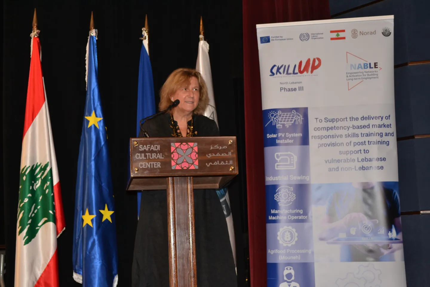 Ms. Alessandra Viezzer, Head of Cooperation at the European Union Delegation to Lebanon