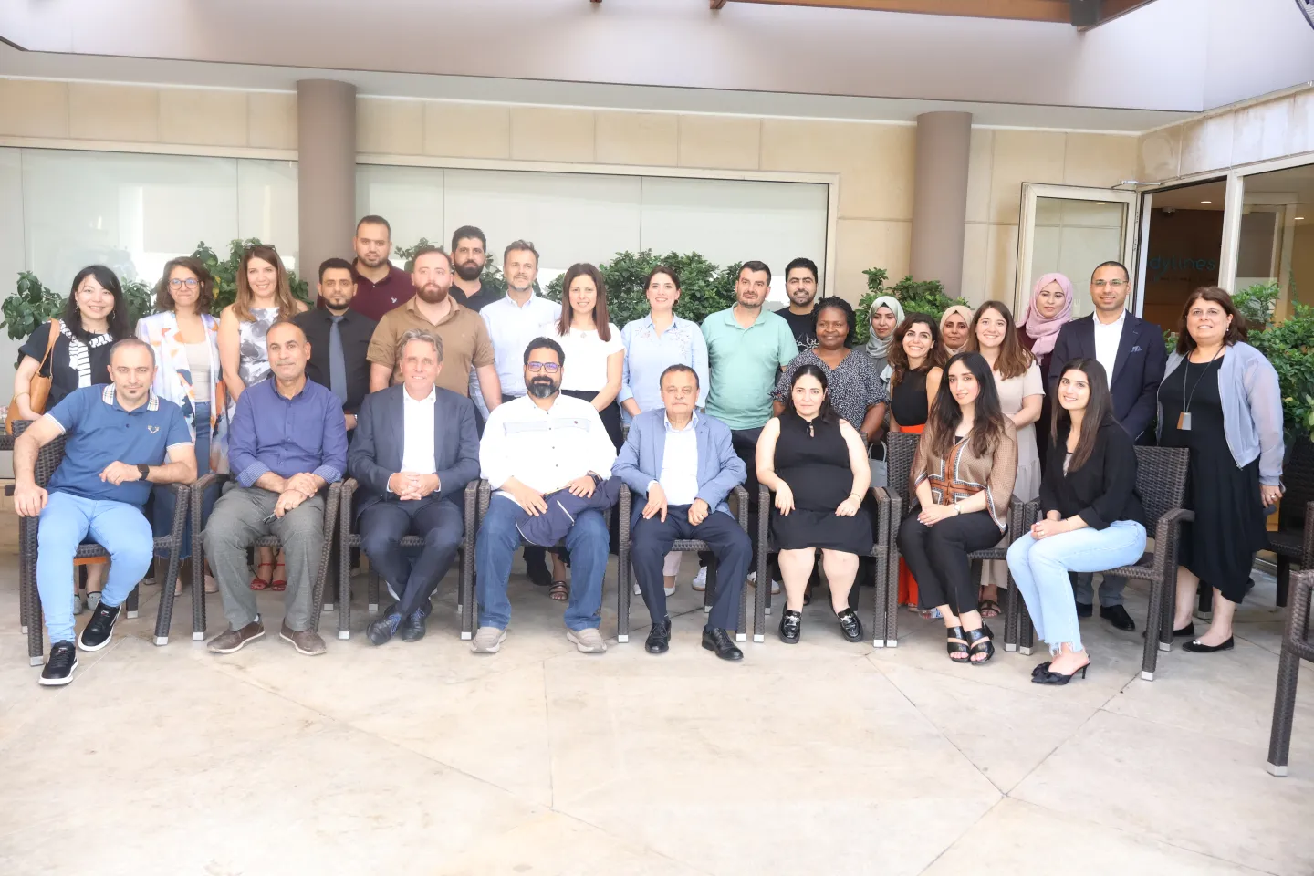 a group image of people in a training session