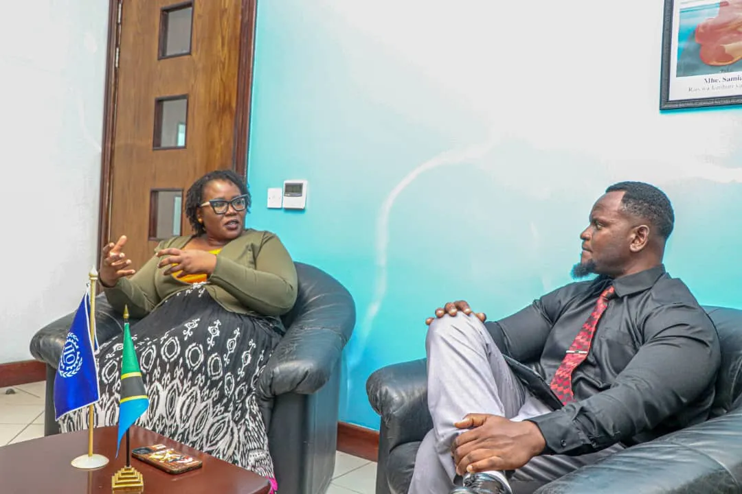 ILO Director Country Office Dar Es Salaam with Citizen Journalist and Managing Editor 