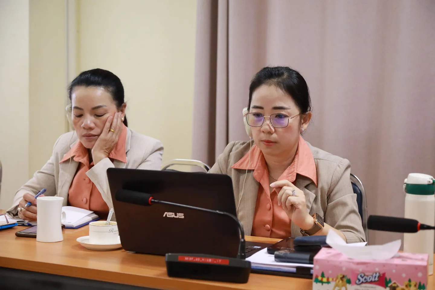 LSSO officials participate in the workshop, Lao People's Democratic Republic