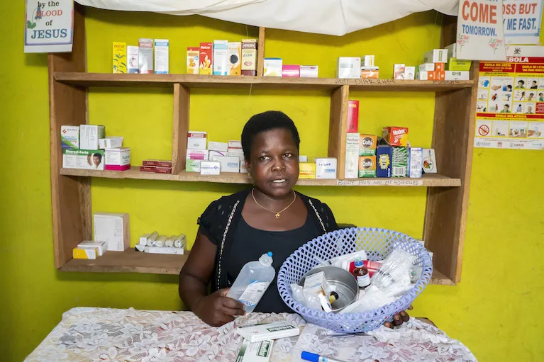 woman in a shop