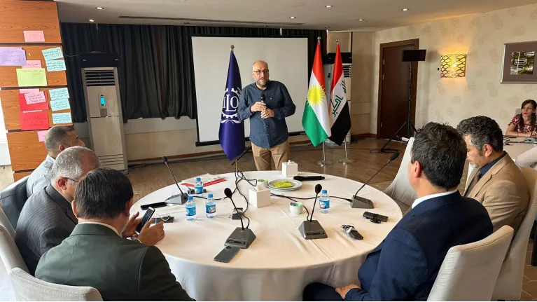 The third and final 13-day training workshop took place in Erbil and was conducted by Yasser Ali, ILO’s skills technical officer