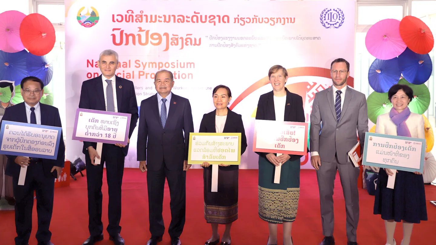 High-level delegates from the Government, embassies, and UN at the Symposium